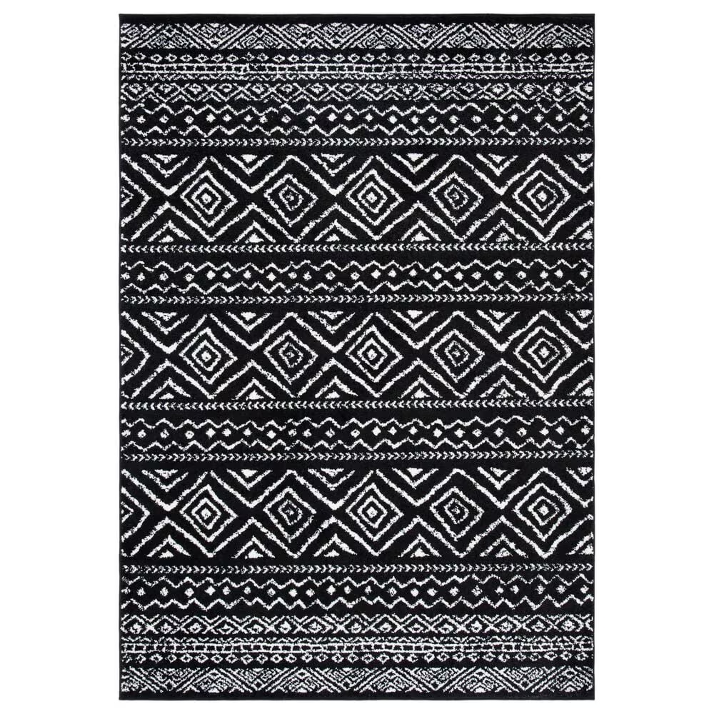 Safavieh Tulum TUL267Z 8' x 10' Black and Ivory Area Rug