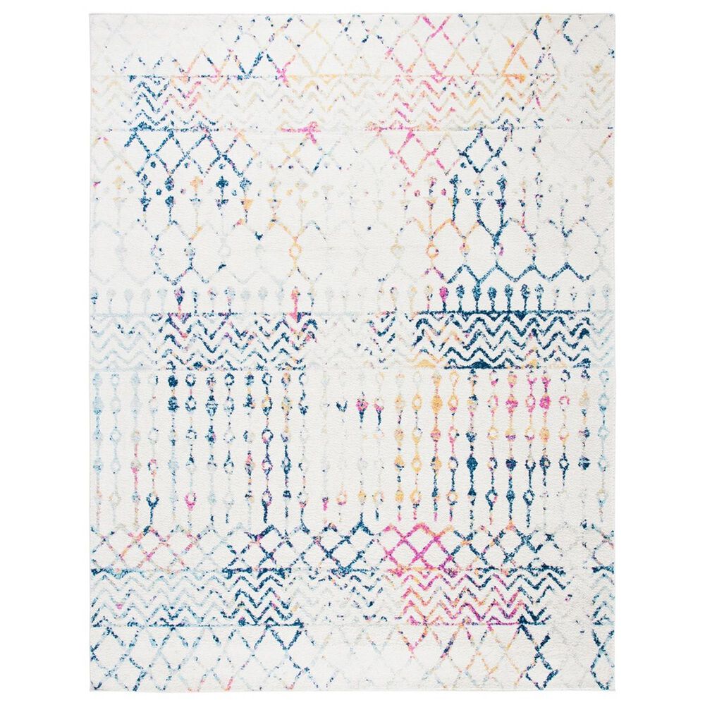Safavieh Tulum 9' x 12' Ivory and Blue Area Rug