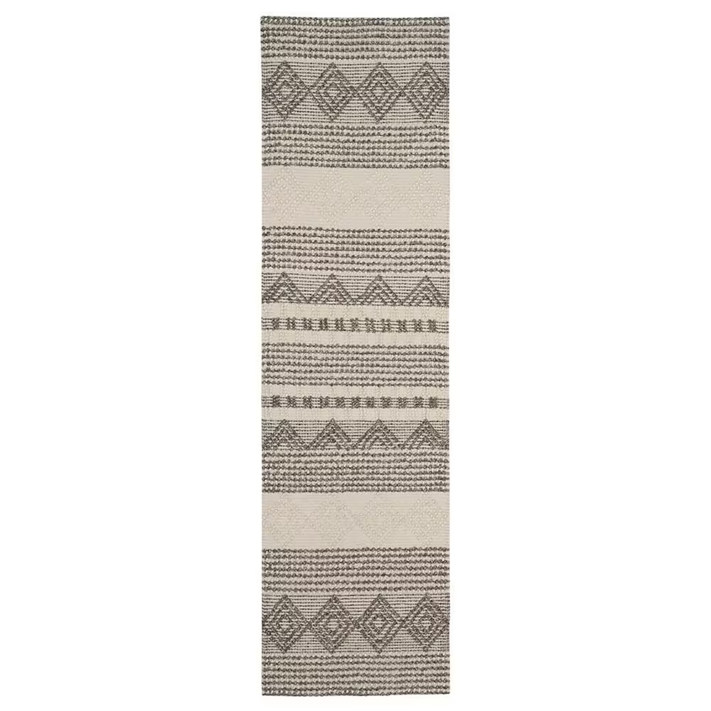 Safavieh Natura 2'3" x 10' Grey and Ivory Runner