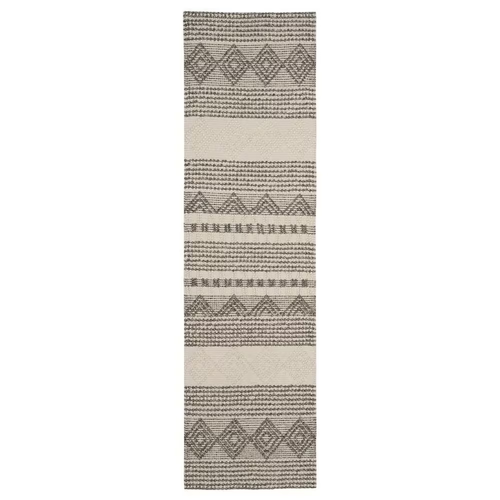 Safavieh Natura 2'3" x 12' Grey and Ivory Runner