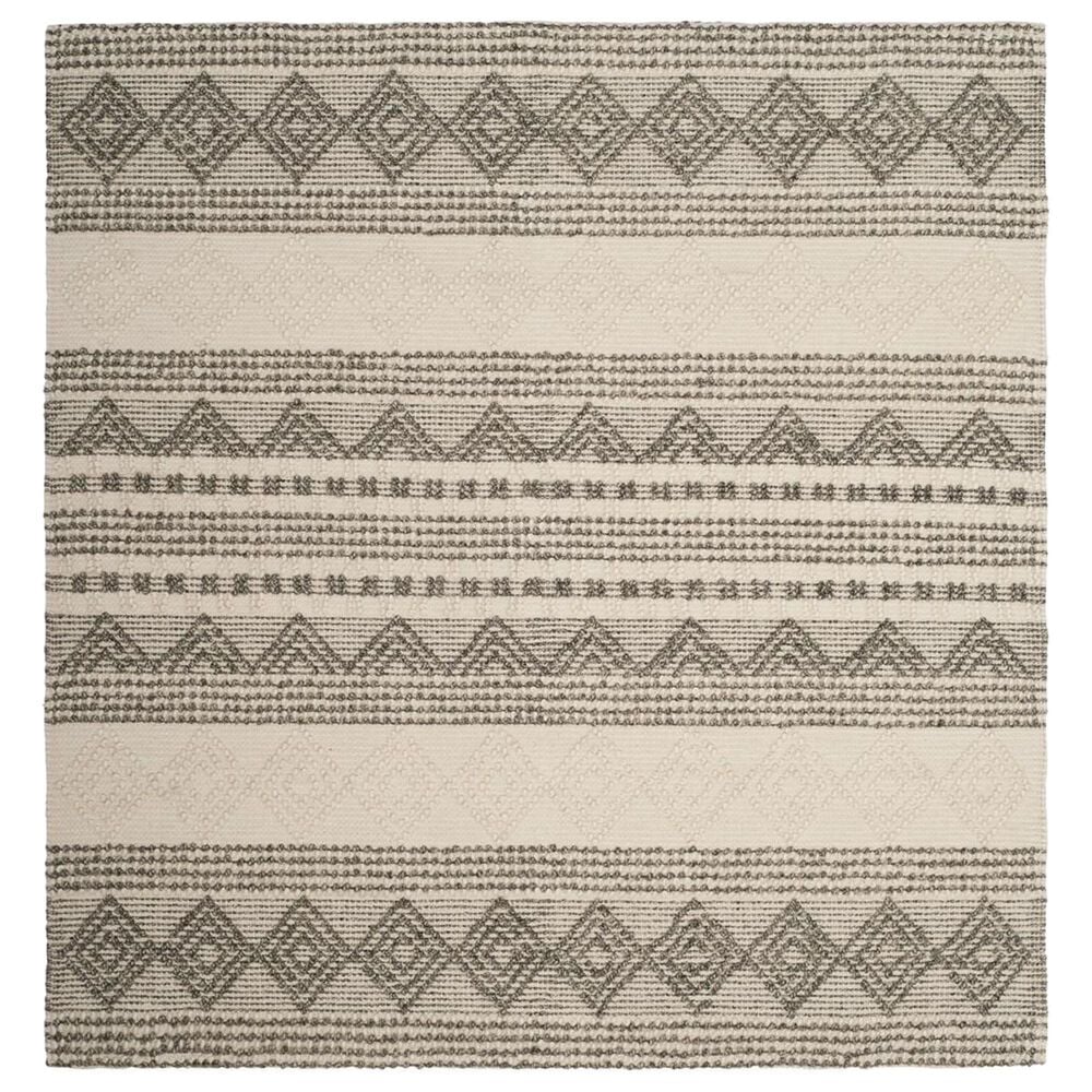 Safavieh Natura Transitional 7' Square Grey and Ivory Area Rug