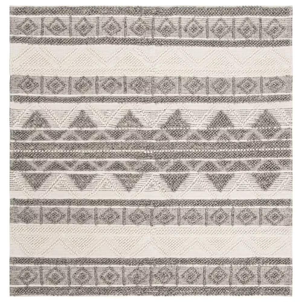 Safavieh Natura 10' Square Ivory and Grey Area Rug