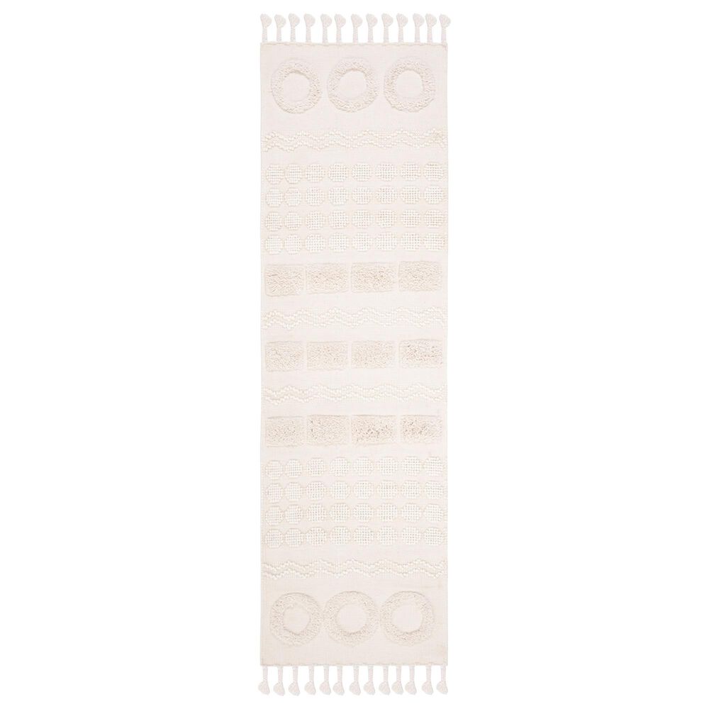 Safavieh Natura NAT251A 2'3" x 8' Ivory Runner