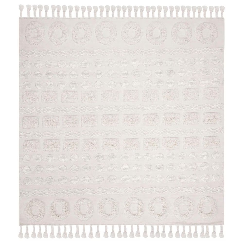 Safavieh Natura NAT251A 6' Square Ivory Area Rug