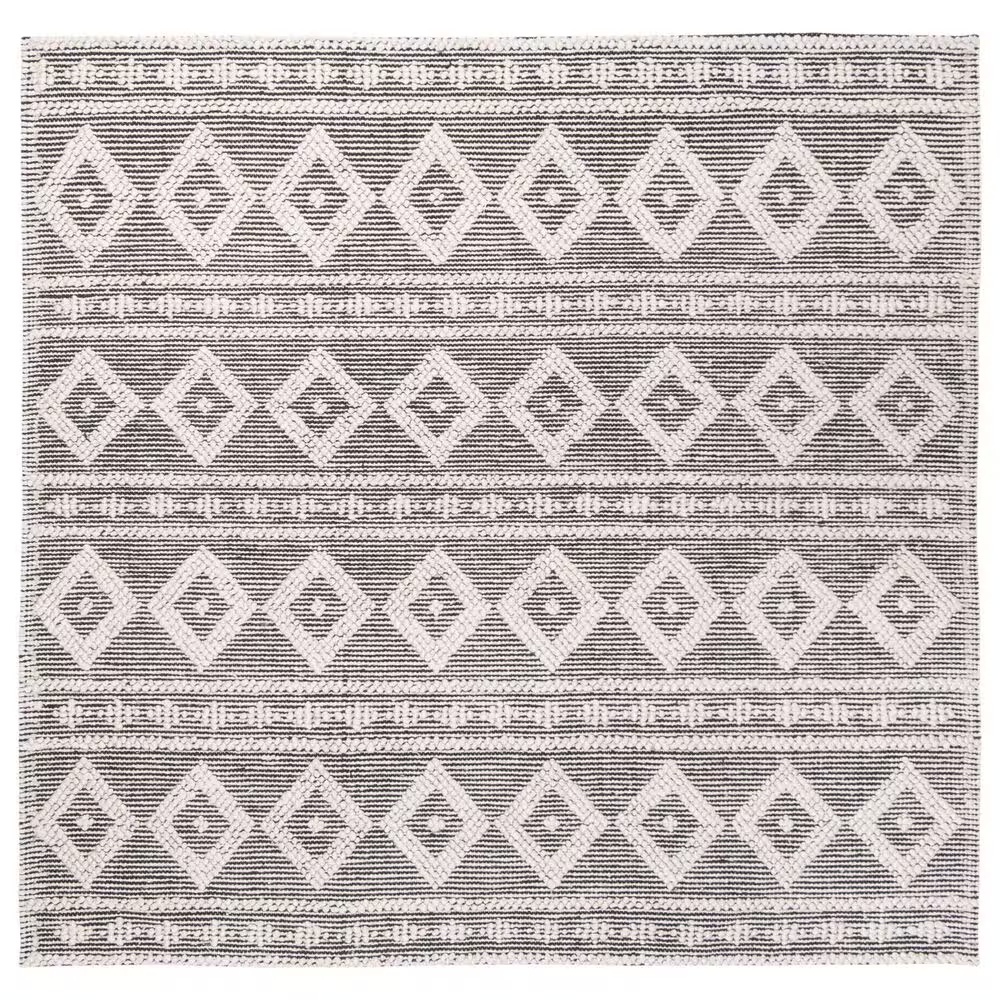Safavieh Natura NAT315G 6' Square Silver Area Rug
