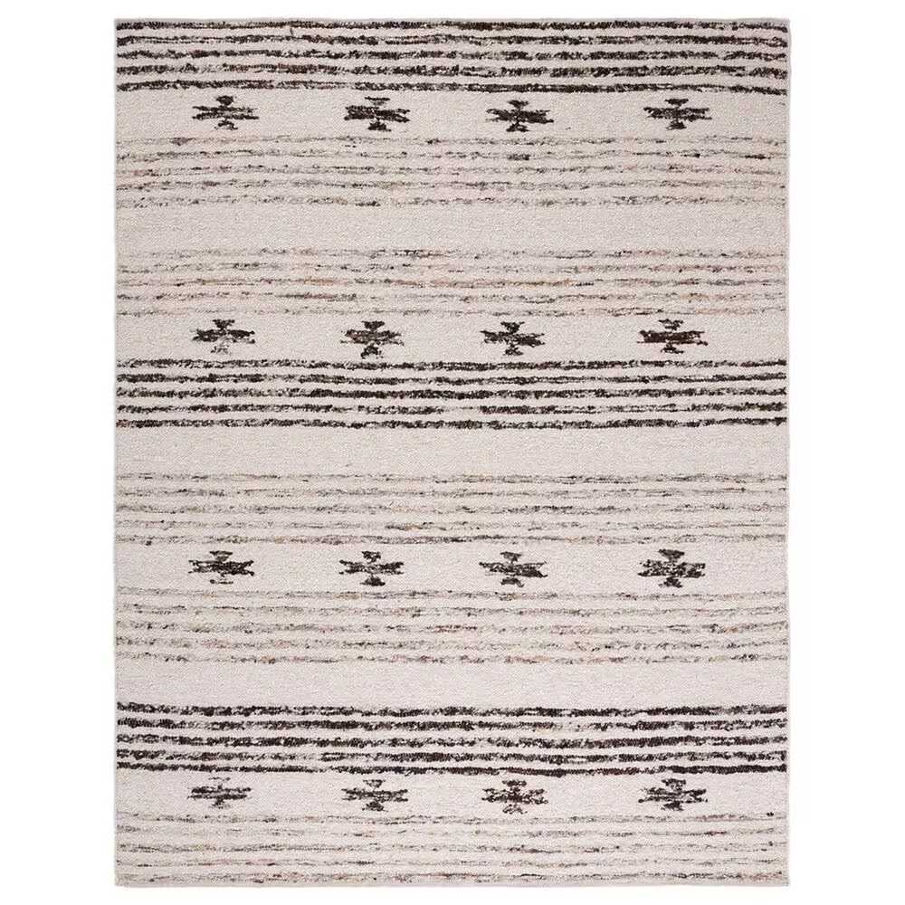 Safavieh Natura NAT325Z 8' x 10' Black and Ivory Area Rug