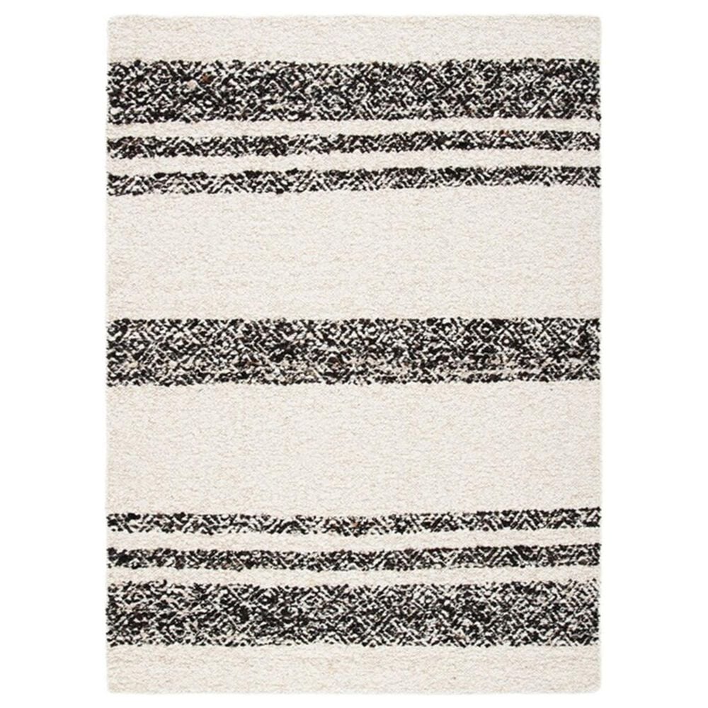 Safavieh Natura NAT328Z 3' x 5' Black and Ivory Area Rug