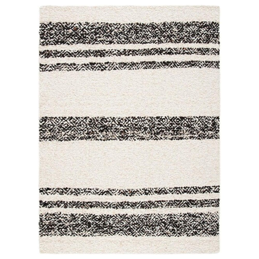 Safavieh Natura NAT328Z 5' x 8' Black and Ivory Area Rug