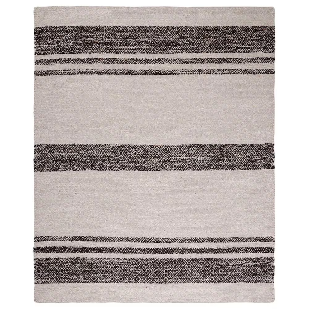Safavieh Natura NAT328Z 8' x 10' Black and Ivory Area Rug