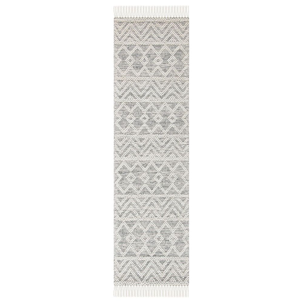 Safavieh Natura NAT353A 2'3" x 12' Ivory and Black Runner