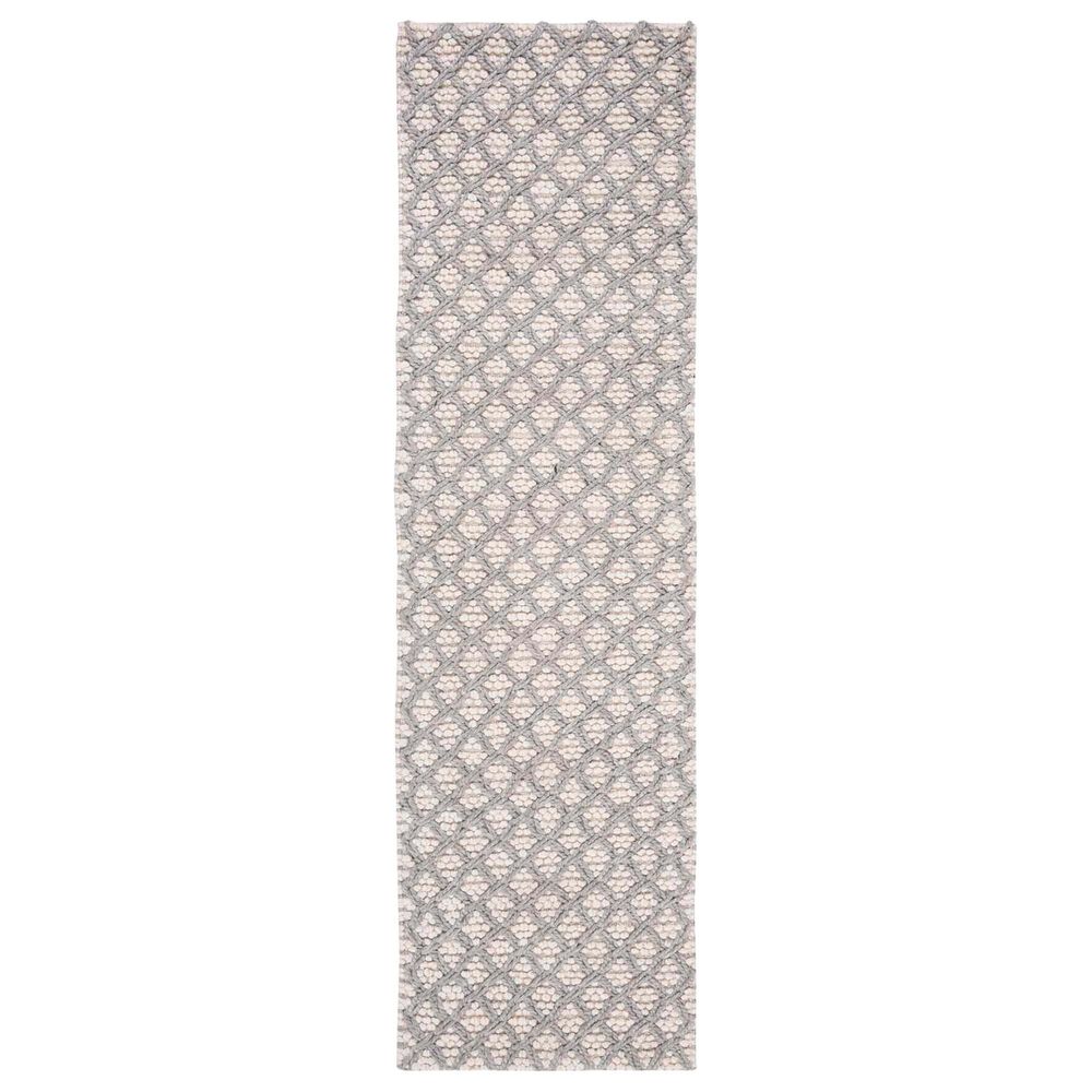 Safavieh Natura NAT404G 2'3" x 8' Silver and Ivory Runner