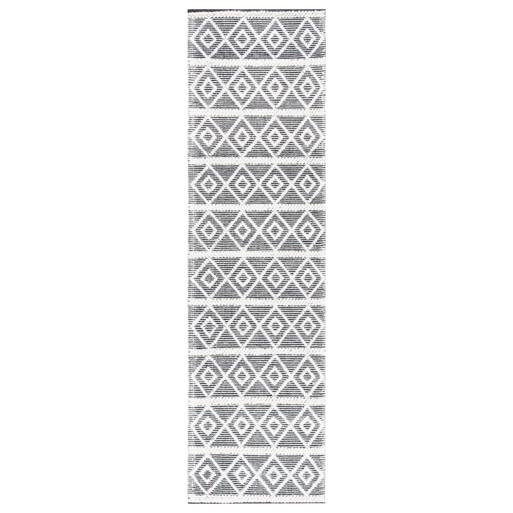 Safavieh Natura NAT477A 2'3" x 8' Ivory and Black Runner