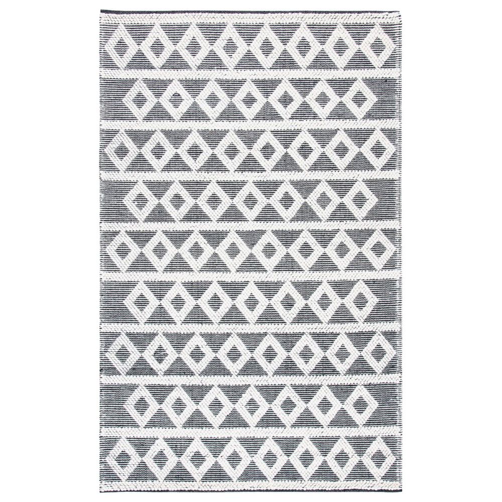 Safavieh Natura NAT479A 5' x 8' Ivory and Black Area Rug