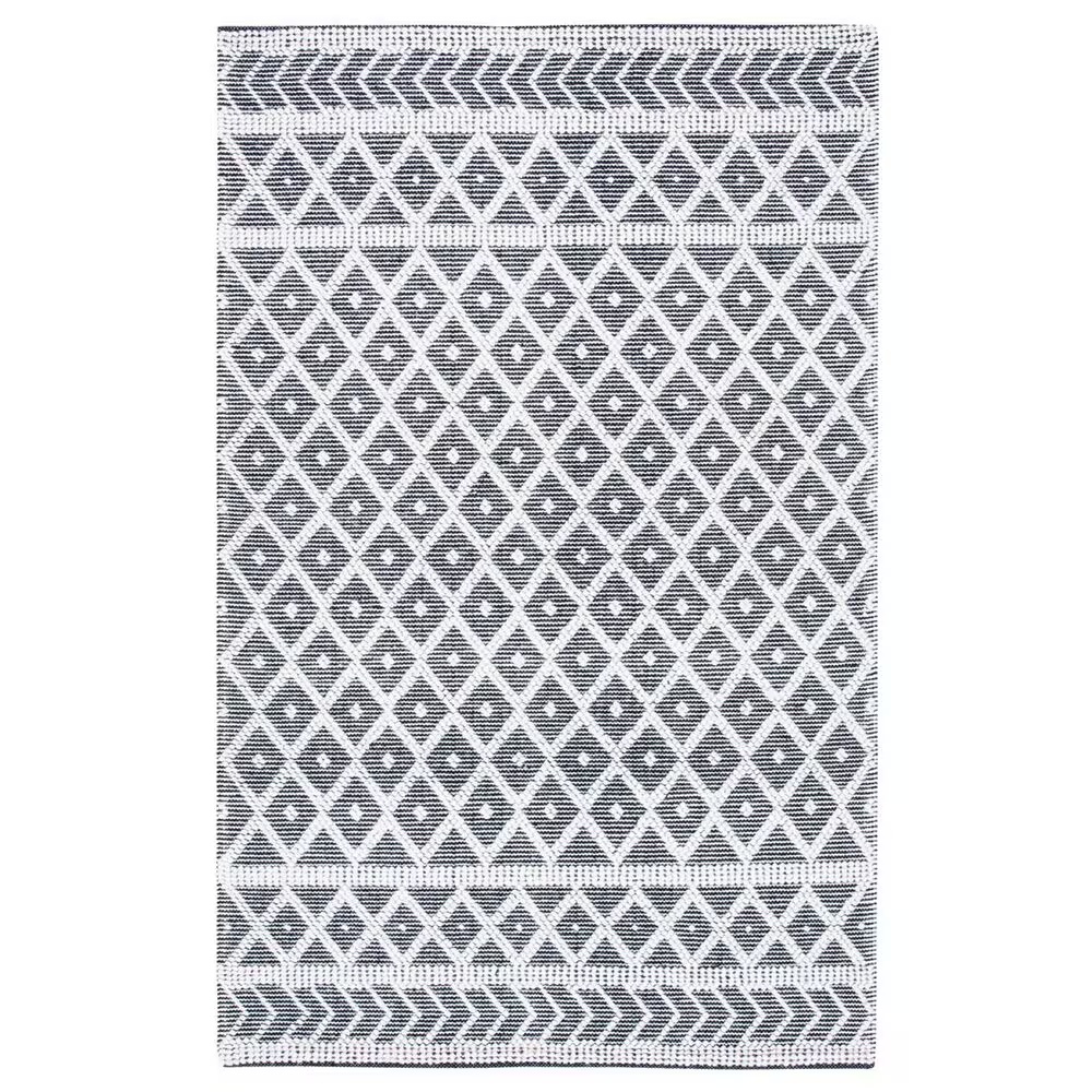 Safavieh Natura NAT482A 2'3" x 8' Ivory and Black Runner