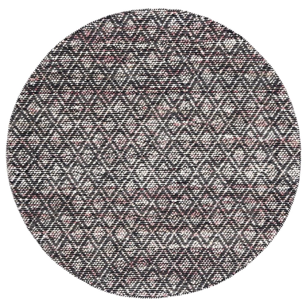 Safavieh Natura 6' Round Ivory and Red Area Rug