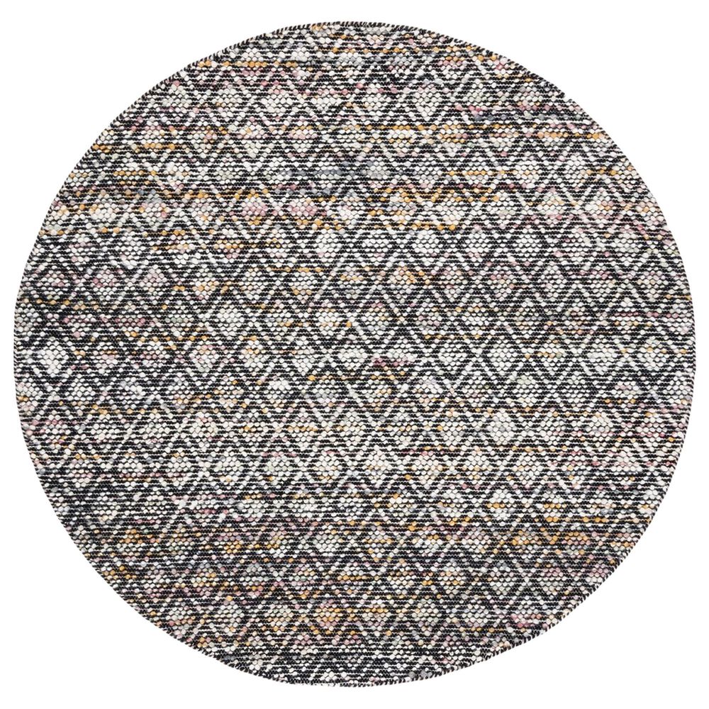 Safavieh Natura NAT615Z 6' Round Ivory and Black Area Rug