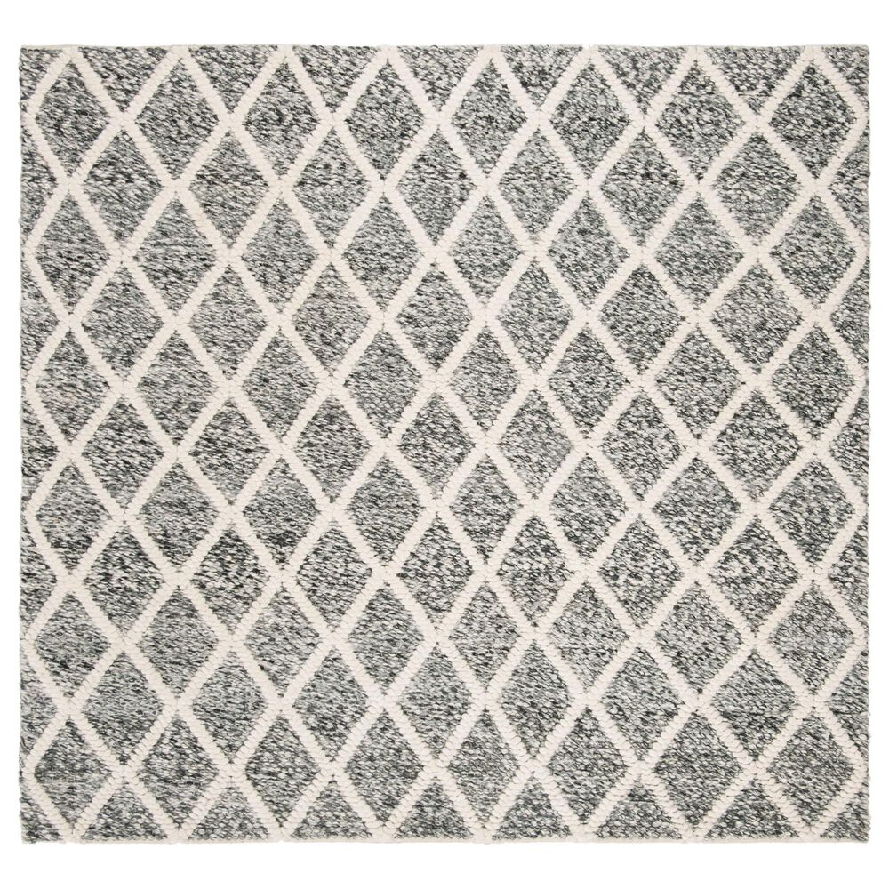 Safavieh Natura NAT711C 6' Square Ivory and Black Area Rug