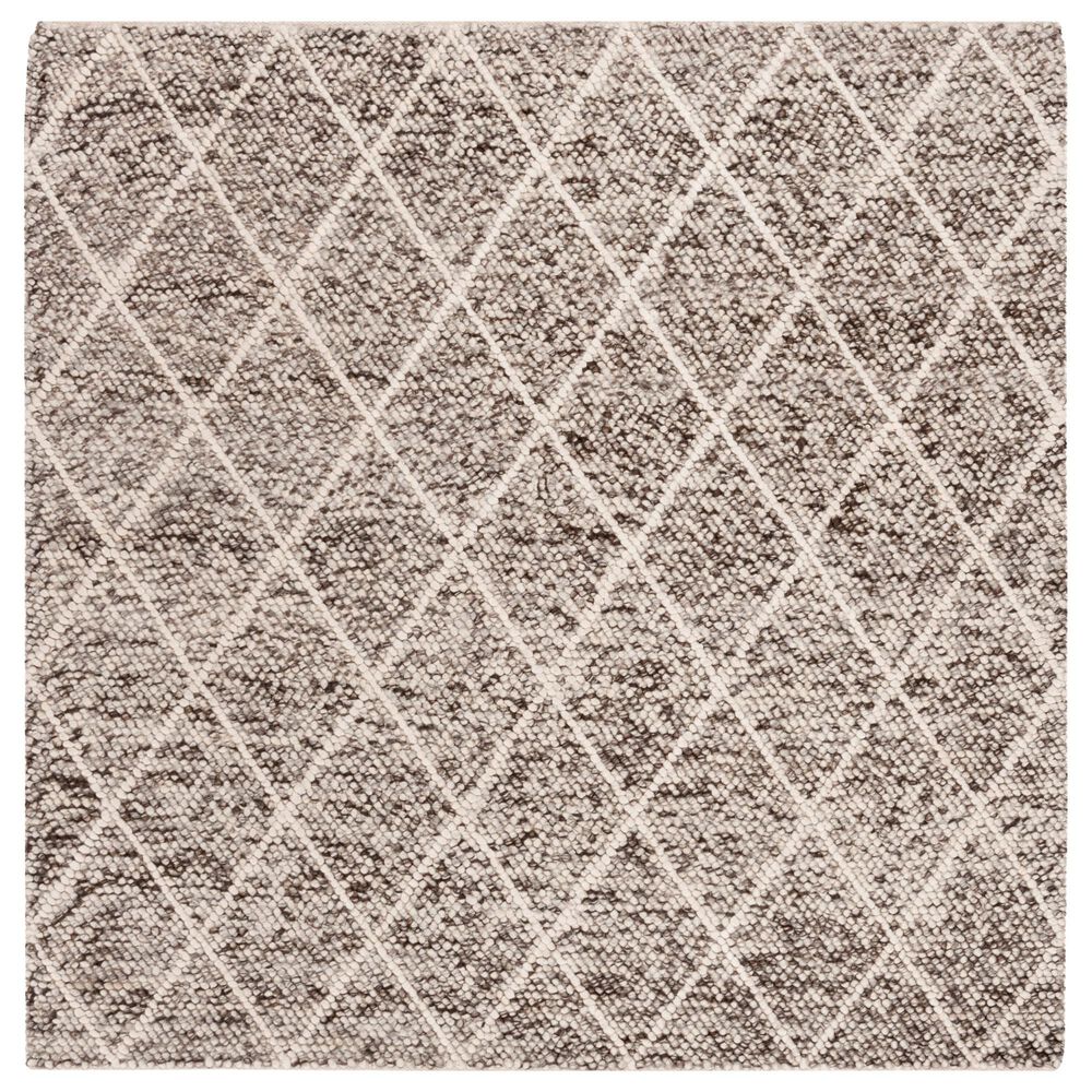 Safavieh Natura NAT712A 6' Square Ivory and Stone Area Rug