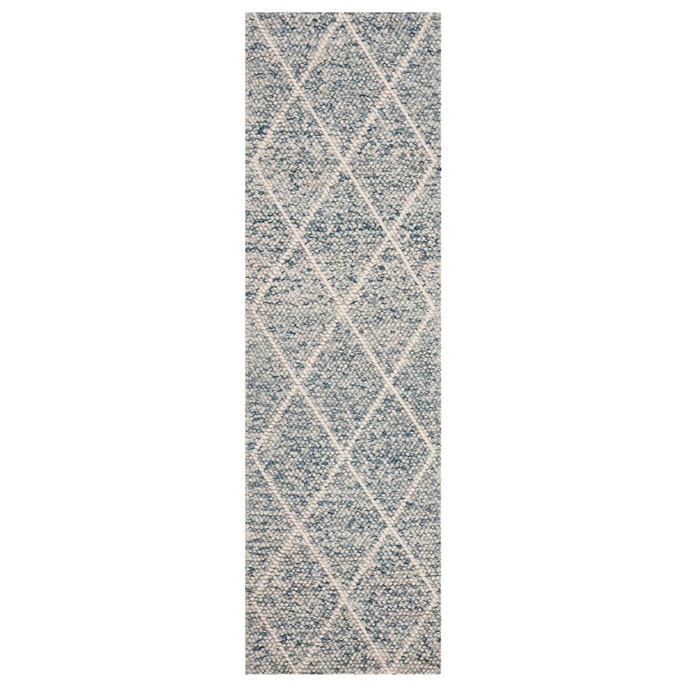 Safavieh Natura NAT712B 2'3" x 8' Ivory and Blue Runner