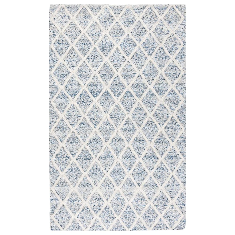 Safavieh Natura NAT712B 5' x 8' Ivory and Blue Area Rug