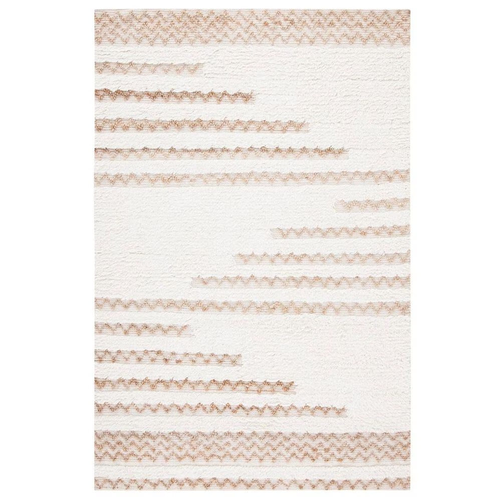 Safavieh Natura NAT720A 2'3" x 8' Ivory and Brown Runner