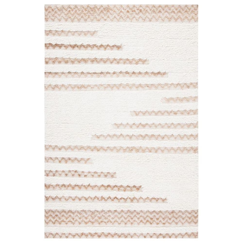 Safavieh Natura NAT720A 3' x 5' Ivory and Brown Area Rug