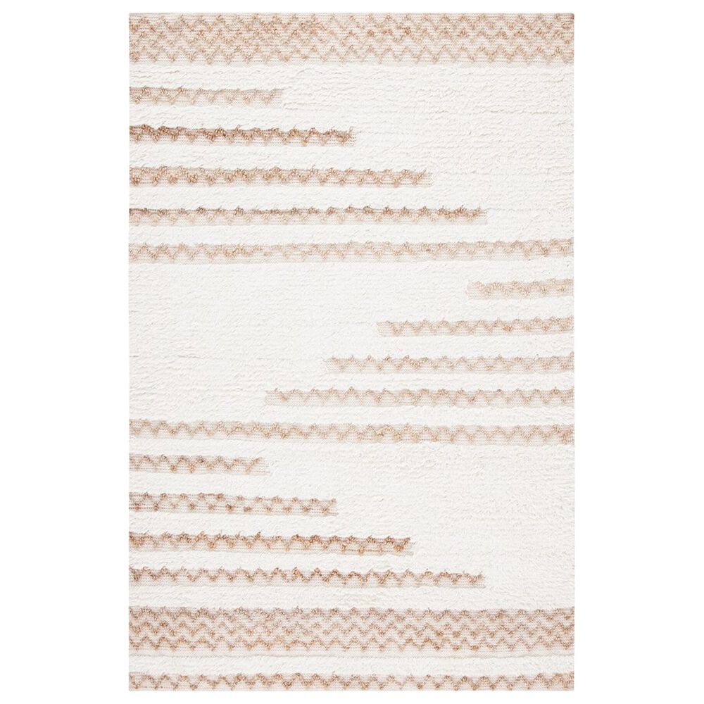 Safavieh Natura NAT720A 4' x 6' Ivory and Brown Area Rug