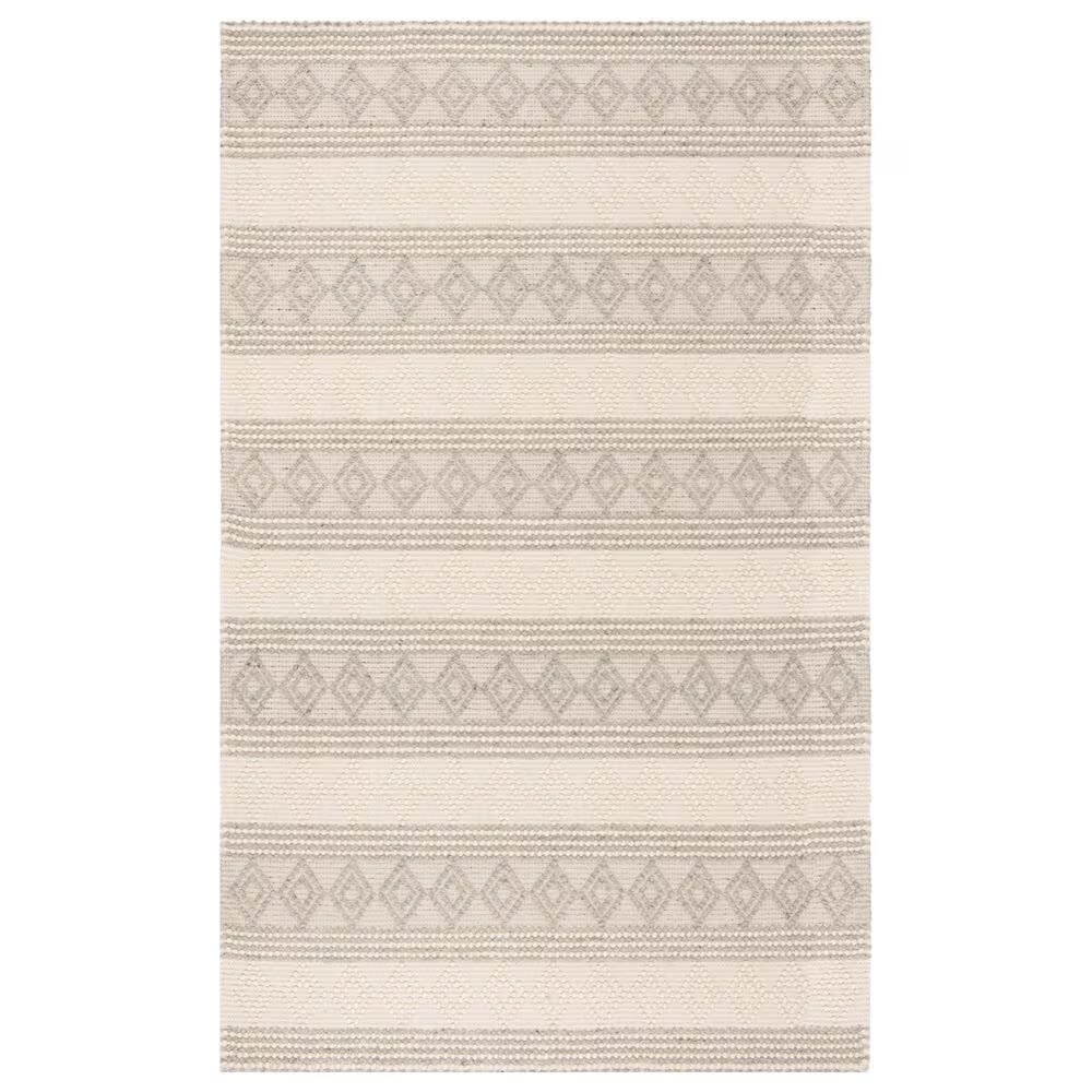 Safavieh Natura NAT750F 5' x 8' Grey and Ivory Area Rug