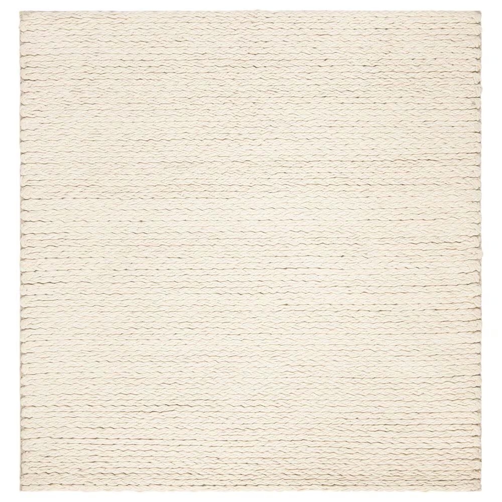 Safavieh Natura NAT802A 6' Square Ivory Area Rug