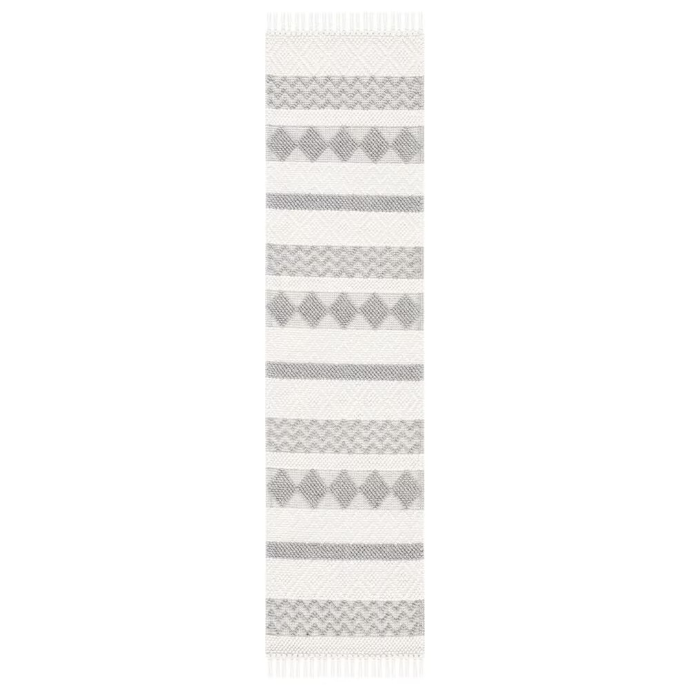 Safavieh Natura NAT851A 2'3" x 9' Ivory and Grey Runner
