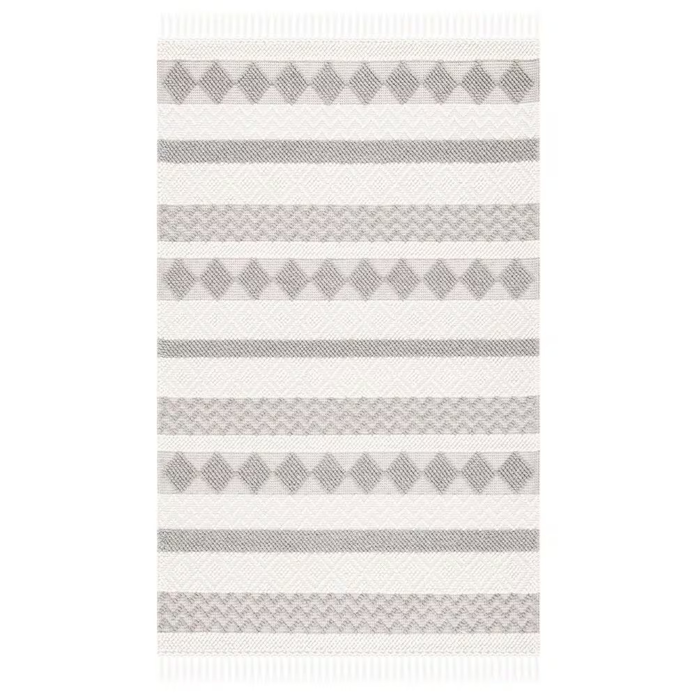 Safavieh Natura NAT851A 5' x 8' Ivory and Grey Area Rug