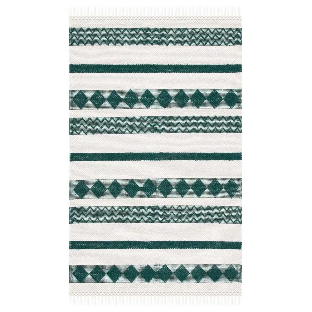 Safavieh Natura 4' x 6' Ivory and Green Area Rug