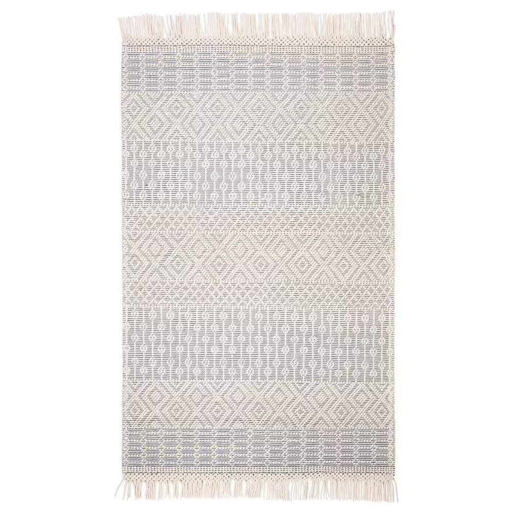 Safavieh Natura NAT852A 4' x 6' Ivory and Grey Area Rug