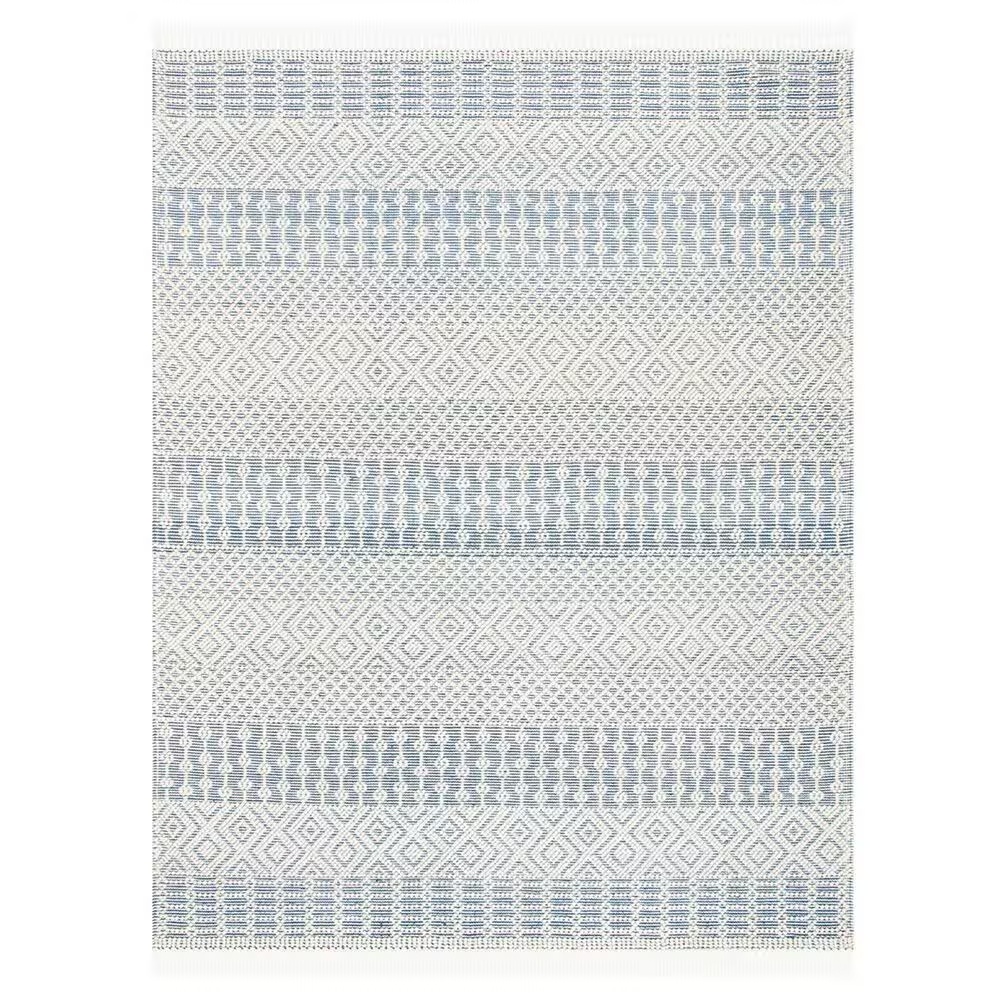Safavieh Natura NAT852M 6' x 9' Ivory and Blue Area Rug