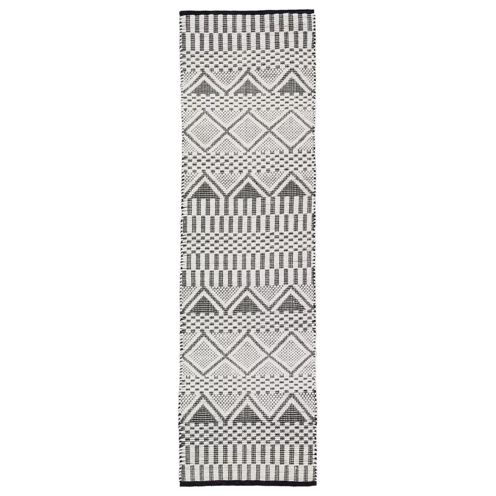 Safavieh Natura NAT853A 2'3" x 8' Ivory and Black Runner