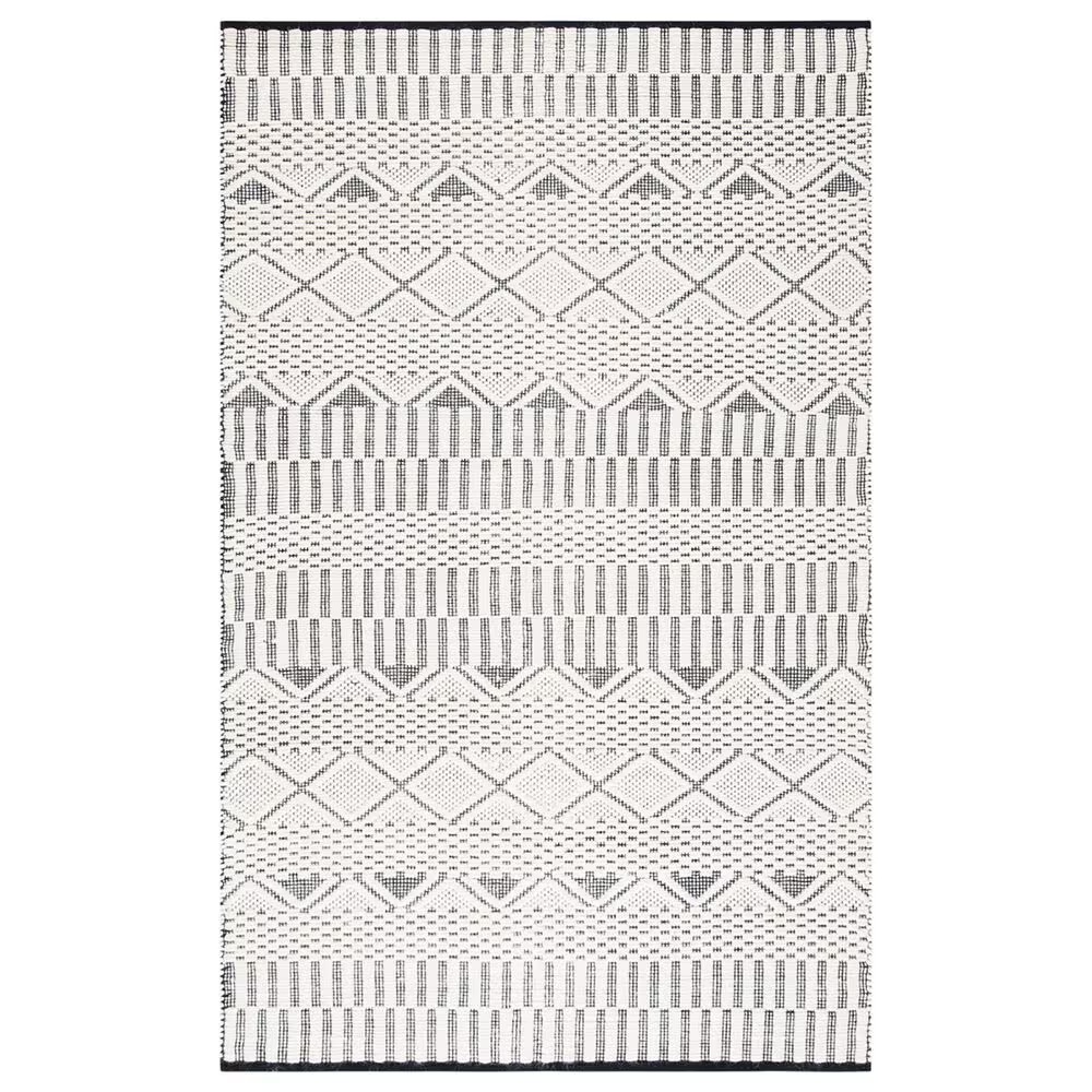 Safavieh Natura NAT853A 3' x 5' Ivory and Black Area Rug