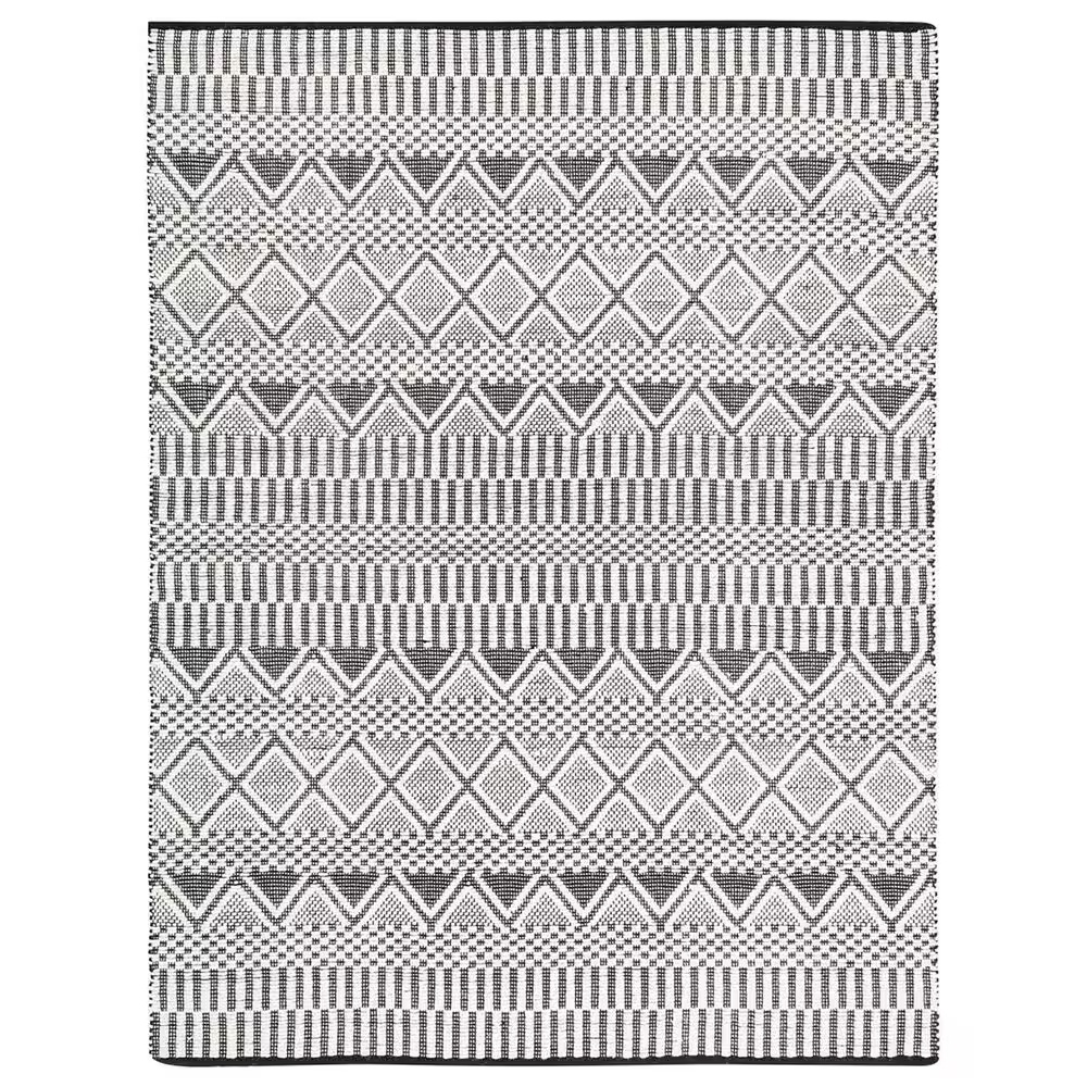 Safavieh Natura NAT853A 8' x 10' Ivory and Black Area Rug