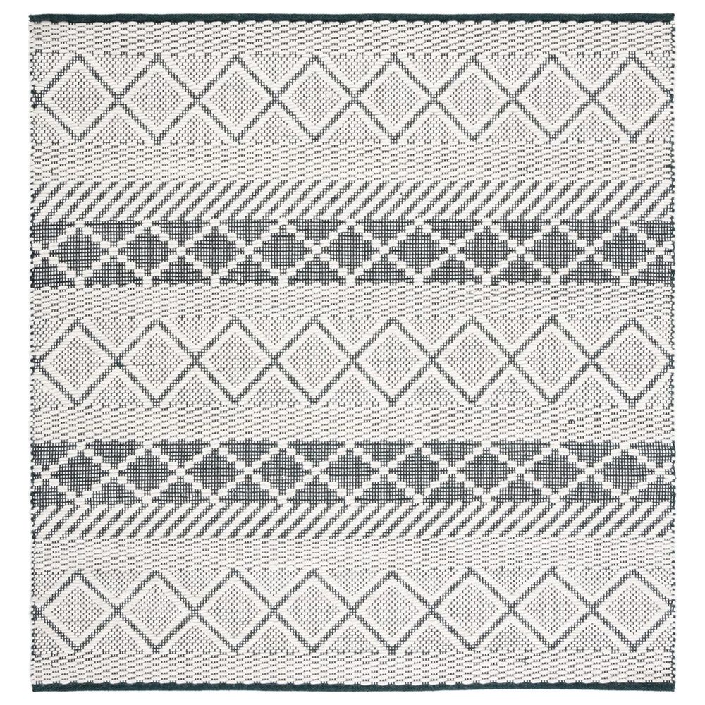 Safavieh Natura NAT854Y 6' Square Ivory and Green Area Rug