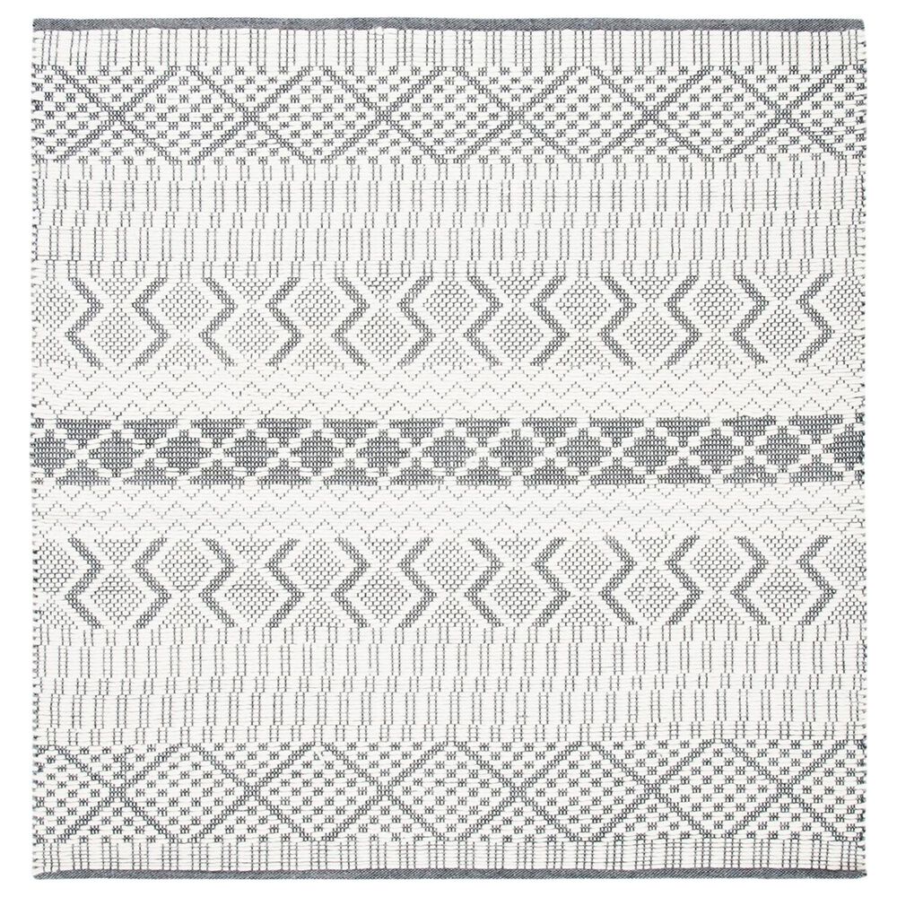 Safavieh Natura NAT855A 6' Square Ivory and Grey Area Rug