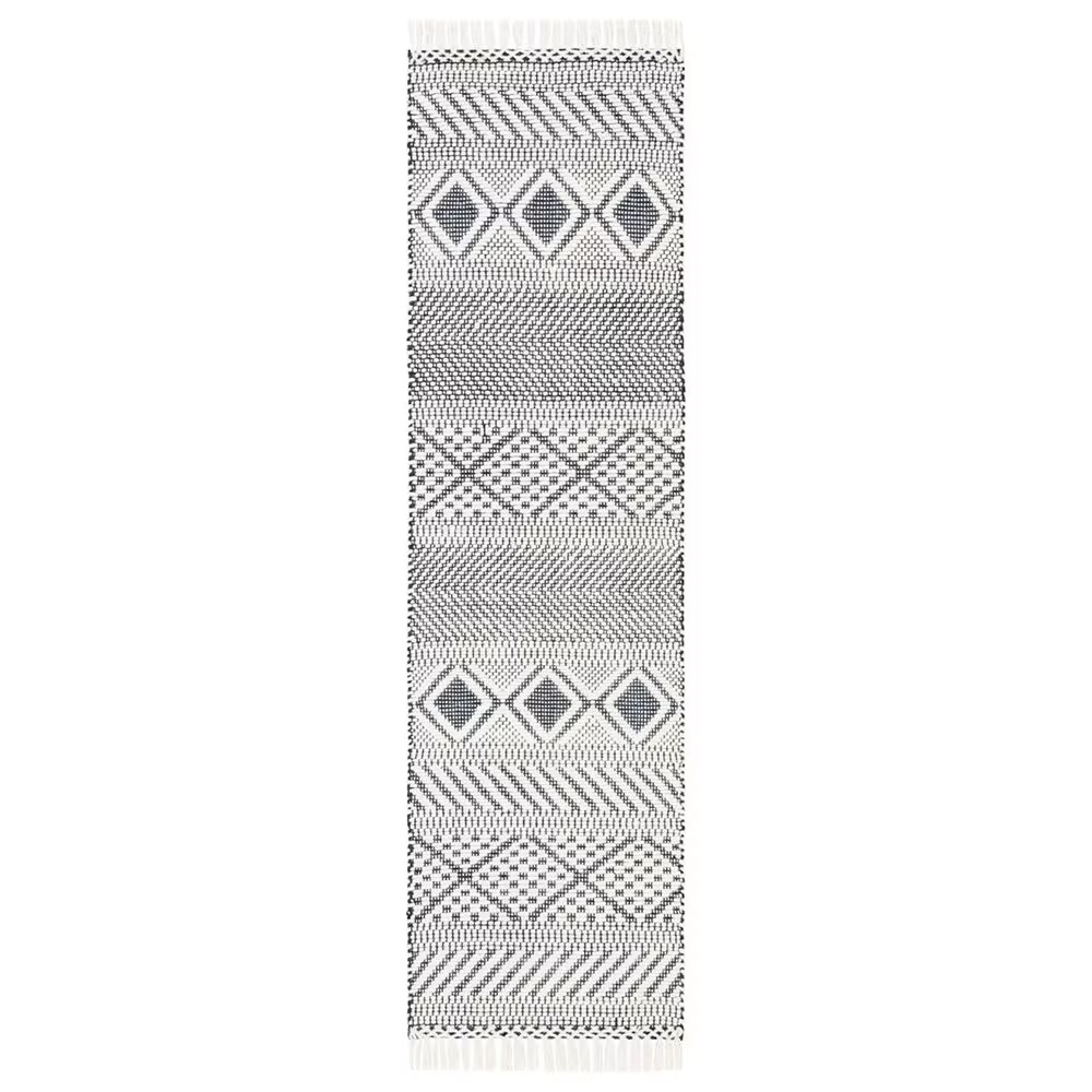Safavieh Natura NAT856A 2'3" x 8' Ivory and Navy Runner