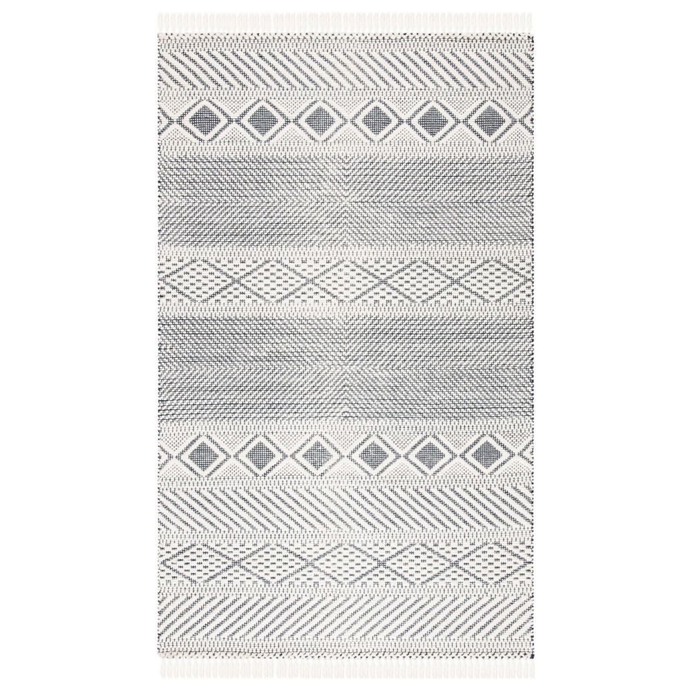 Safavieh Natura NAT856A 6' x 9' Ivory and Navy Area Rug