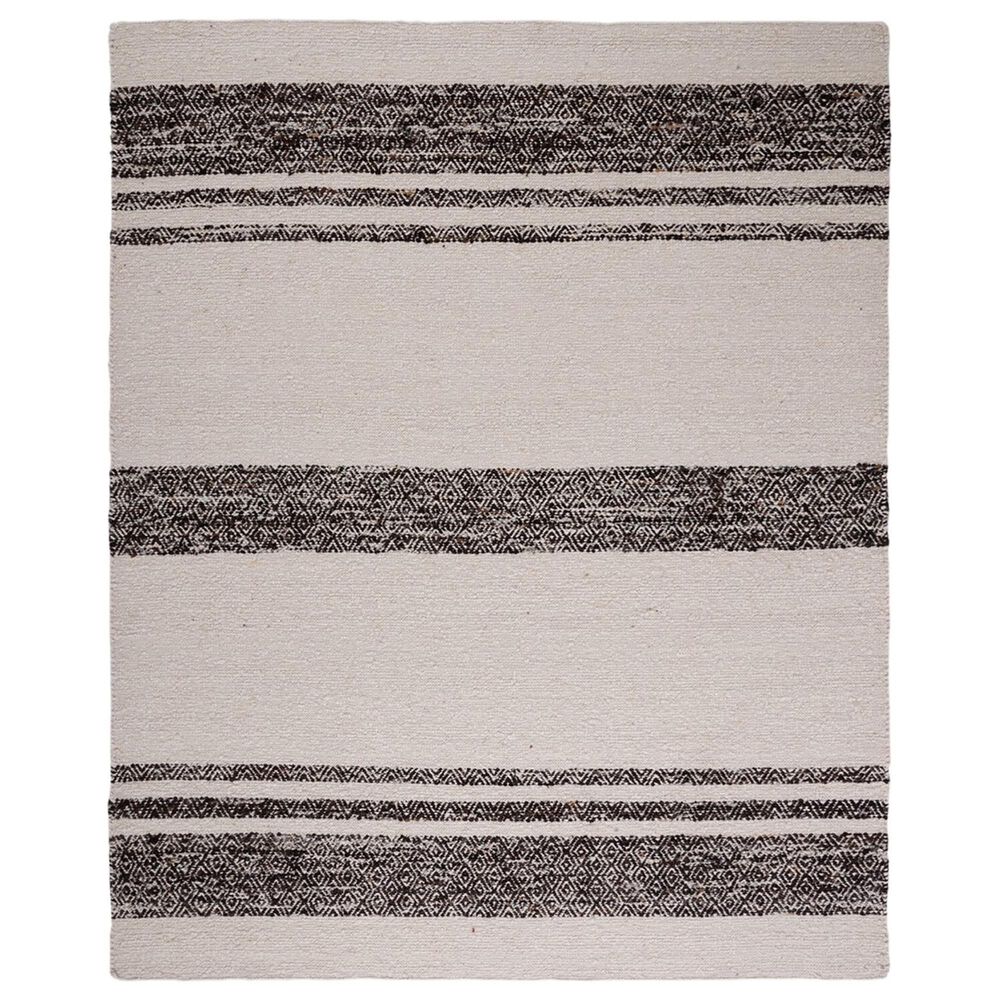 Safavieh Natura NAT328Z 9' x 12' Black and Ivory Area Rug