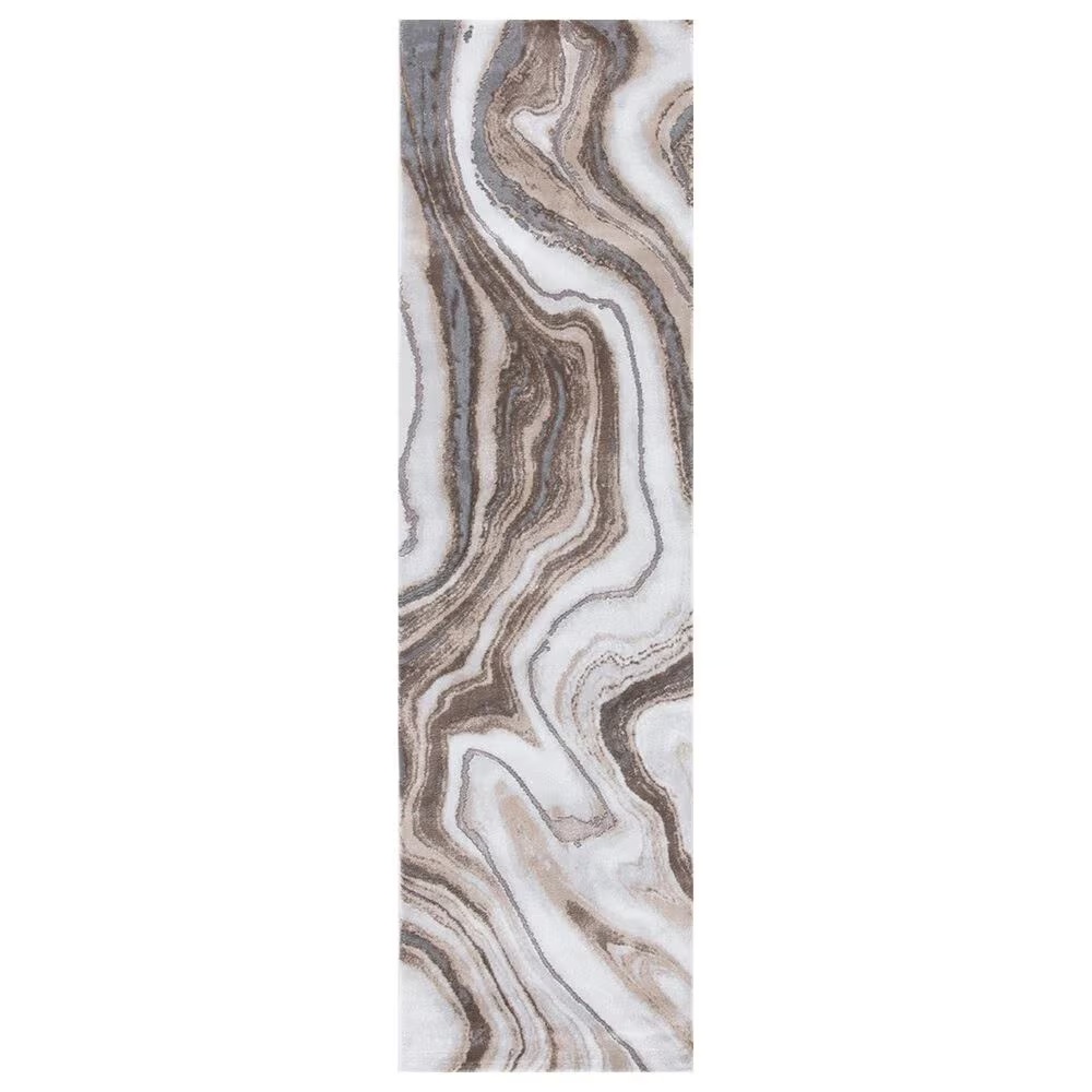 Safavieh Craft 2'3" x 14' Gold and Grey Runner