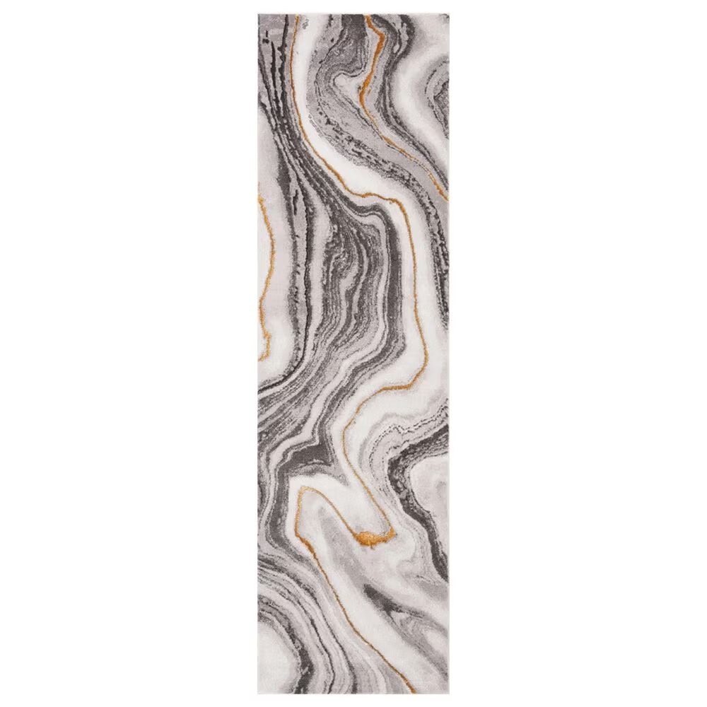 Safavieh Craft CFT819F 2'3" x 14' Grey and Gold Runner