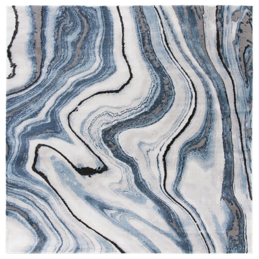 Safavieh Craft 6'7" Square Blue and Grey Area Rug