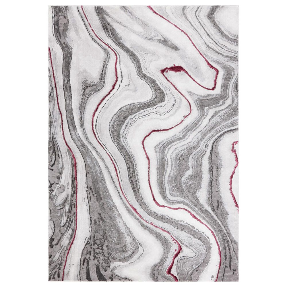 Safavieh Craft CFT819S 2'7" x 5' Grey and Wine Area Rug