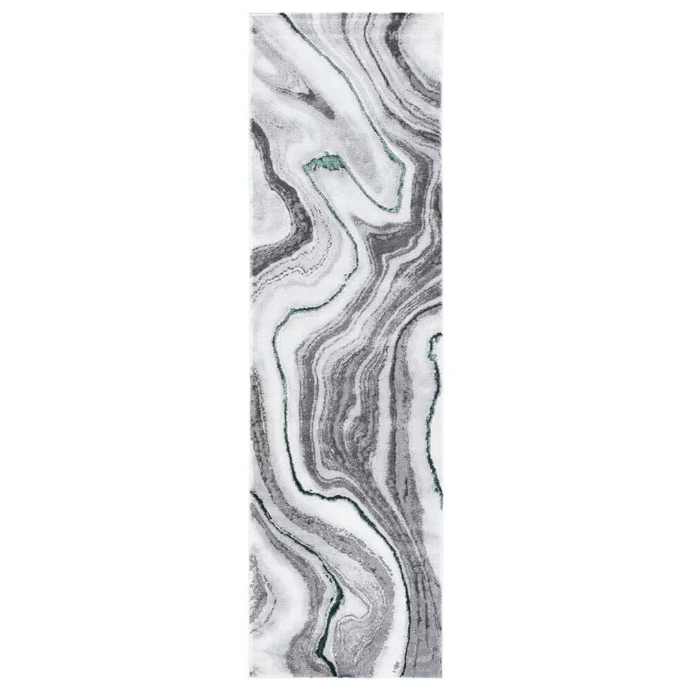Safavieh Craft CFT819Y 2'3" x 8' Grey and Green Runner