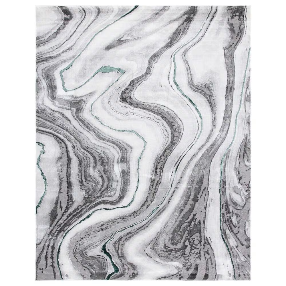 Safavieh Craft CFT819Y 6'7" x 9' Grey and Green Area Rug