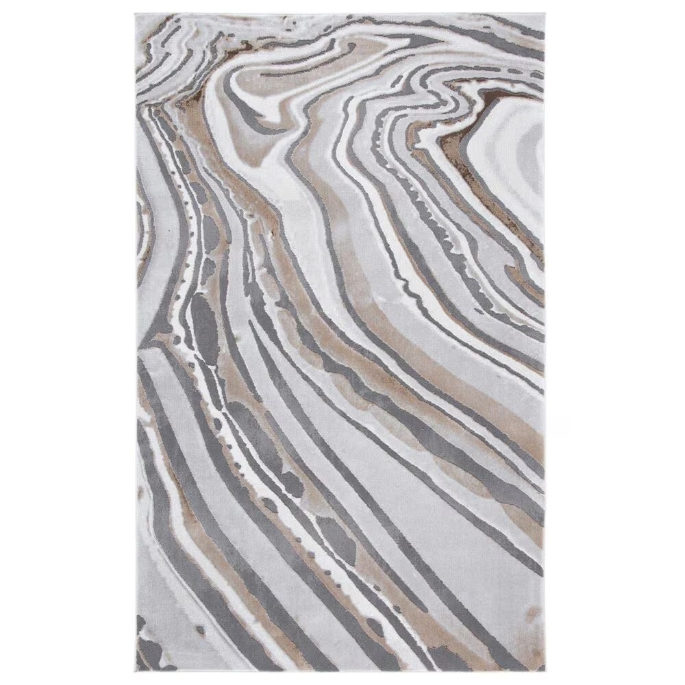 Safavieh Craft CFT843D 4' x 6' Gold and Grey Area Rug