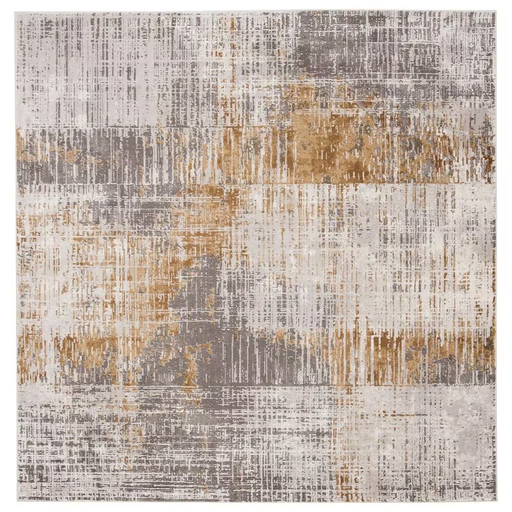 Safavieh Craft 6'7" Square Grey and Beige Area Rug